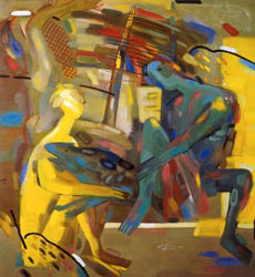 "Дикая ревность"
х. м. 110 х 100 1991