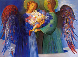 "Ангелы"
х. м. 148 х 200 1995
