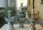 Candlesticks. Ceramics. 1995.