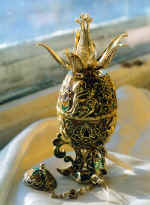 Paschal egg. 1996. Gold, enamel, brilliants.