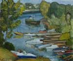 On the Sylva River. MDF, oil. 38,532.