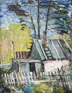 "Cooper's House", cardboard, oil, 5039, 1986.