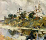 Makarievski Monastery. 1993. Canvas, oil. 6070