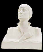 "A. Akhmatova". Gypsum, 1989 . 736433.