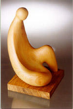 Chair #3 - 2001 from the "Centaurs" series. Cedar, oak 26.515.218.1