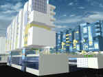 Group of 4th year students, competition project International student competition Urban Housing Supervised by Prof. V.A.Kolyasnikov, I.V.Isanchurin 
