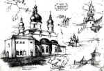 Mustafina A., 2 course. Drawing practice. "Architecture", supervis. Soniak V.M.